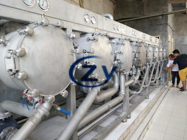 Buy cheap Silvery White SS304 Refining Cassava Starch Machine 45kw from wholesalers