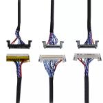 OEM ODM ROHS 0.4mm Pitch LVDS Cable 30 Pin 40 Pin 50 Pin
