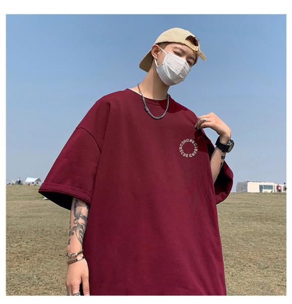 Buy cheap Round Neck Casual Oversized T Shirt Casual Clothing Summer Men Shirts from wholesalers