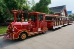 42 Seater Mini Trackless Train With Metal Structure Beam 76 KW Rated Power