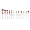 Buy cheap Chocolate Color Synthetic Makeup Brushes With Pearl White Handle from wholesalers