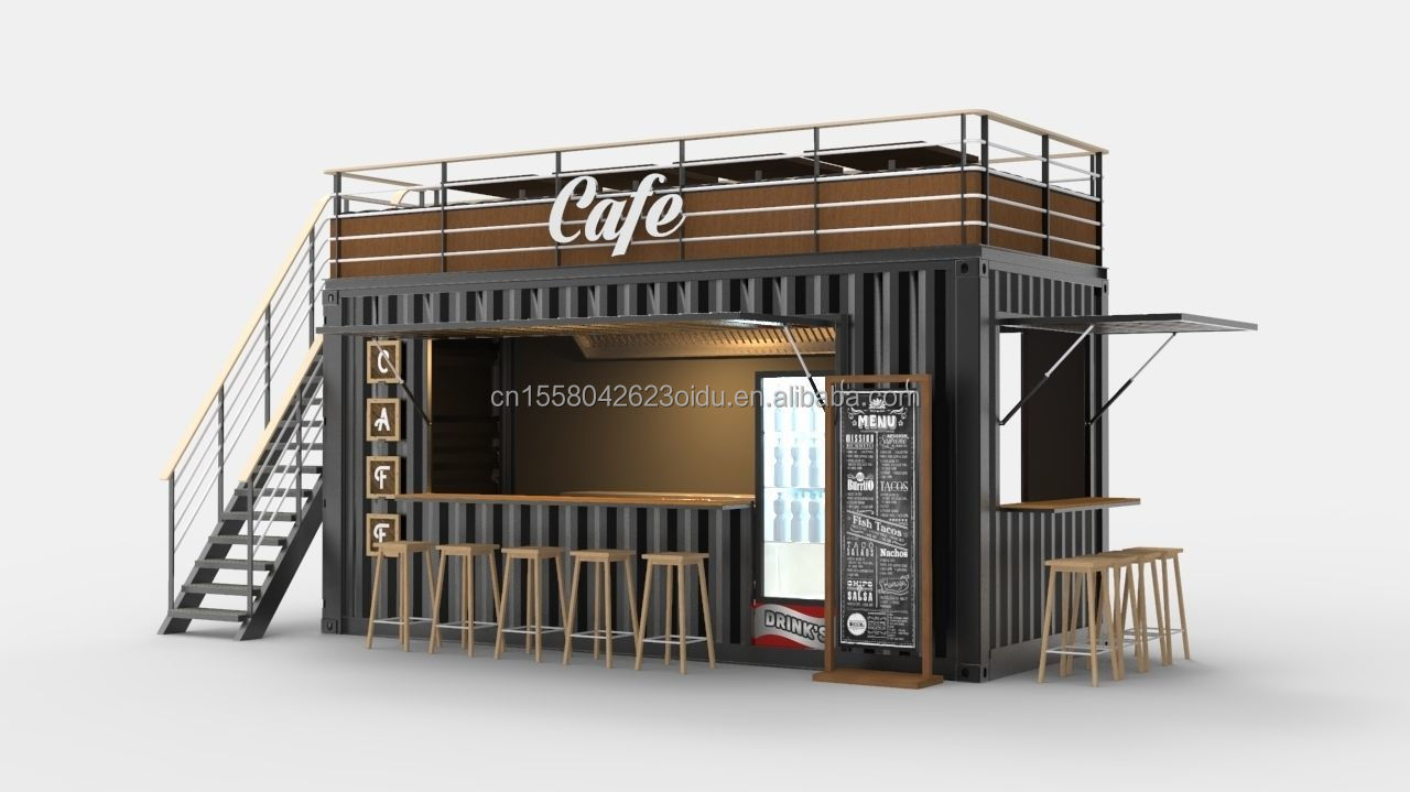 Galvanized Steel Bending 180g Container Prefabricated Foldable Shops Stores Flat Pack Garage for Space-Saving Solution