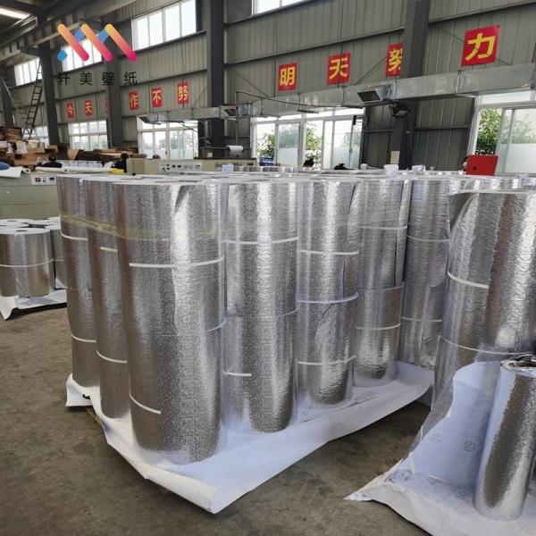 Buy cheap 60cm 120cm Aluminium Foil Wallpaper Kitchen Peel And Stick Kitchen Wall Paper from wholesalers
