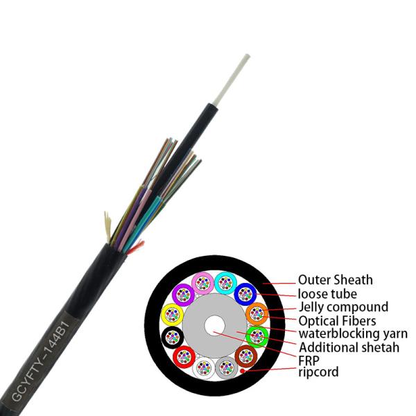 Buy cheap GCYFY 48 Core FRP HDPE Air Blown Fiber Cable Aramid Yarn from wholesalers