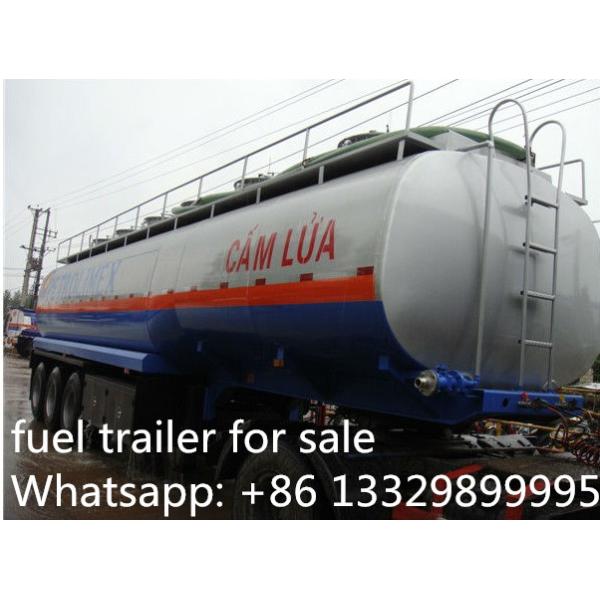Buy cheap factory sale 3 axles fuel semitrailer exported to Africa, hot sale! good price fuel tanker transported trailer for sale from wholesalers