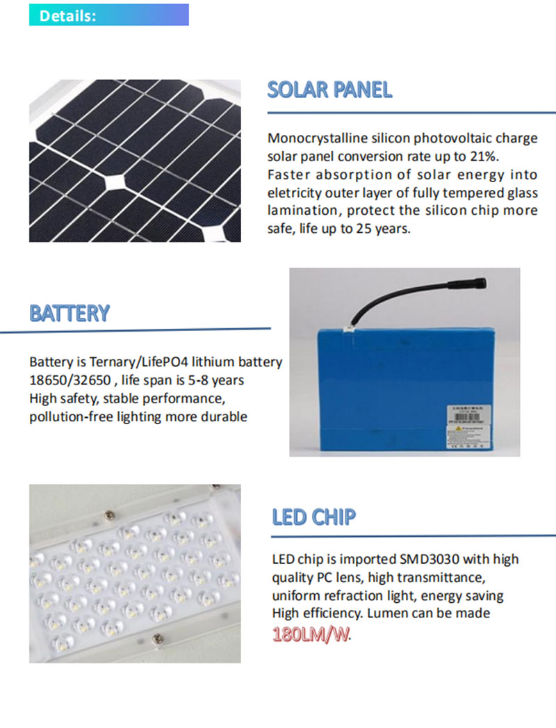 Outdoor Solar LED Street Light