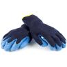 Buy cheap Comfortable Thermal Grip Warm Winter Work Gloves Blue Crinkle Latex Coated from wholesalers