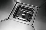 Golden Color Apron Stainless Steel Kitchen Sink Without Faucet R19 Corner