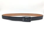 Classic Black 1-3/8 Inch Mens Leather Dress Belt