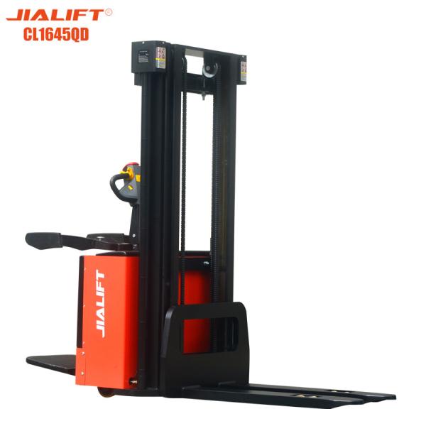 Buy cheap Fully Automatic Electric Stacker Rated Traction Weight 1600kg Lifting 4500mm from wholesalers