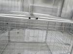 4mm Hot Dipped Galvanized Rubbish Cage Metal Garbage Cage Tube 32mm*1.5mm