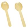 Buy cheap 13cm Biodegradable Natural Bamboo Spork Small Size For Bar Hotel Kitchen from wholesalers