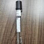 Black Top Disposable Vacuum Blood Collection Tube For ESR Test 1ml - 6ml