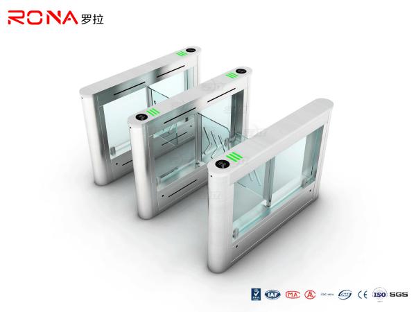 Stainless Pedestrian Gate Access Control Kindergarten Swing Motor Electric