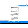 Buy cheap Commercial Metro Chrome Wire Shelving , Metal 4 Tier Wire Storage Racks from wholesalers