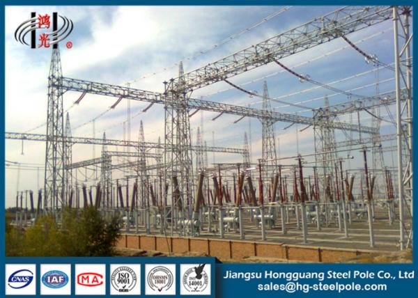 Buy cheap Power Transformer Substation Steel Structures Conical , Round from wholesalers