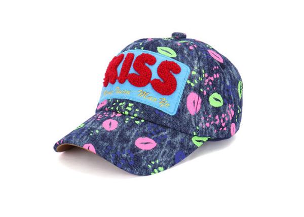 Buy cheap Children Design Blue Jean Baseball Caps , 6 Panel Denim Fashion Baseball Caps from wholesalers