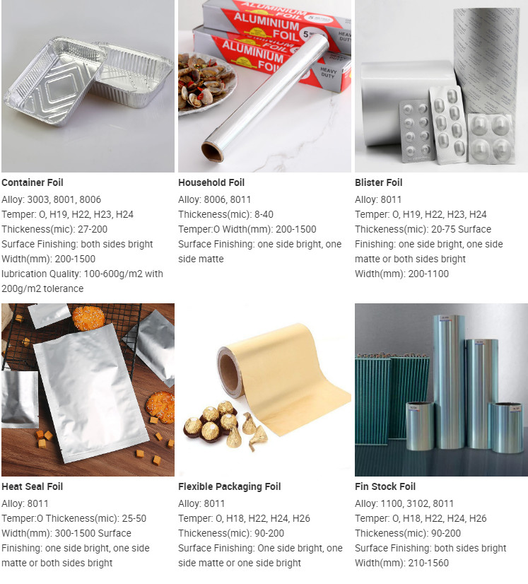 China Factory 8011 5052 Aluminum Foil Roll Price Food Grade Foil Aluminum Jumbo Roll