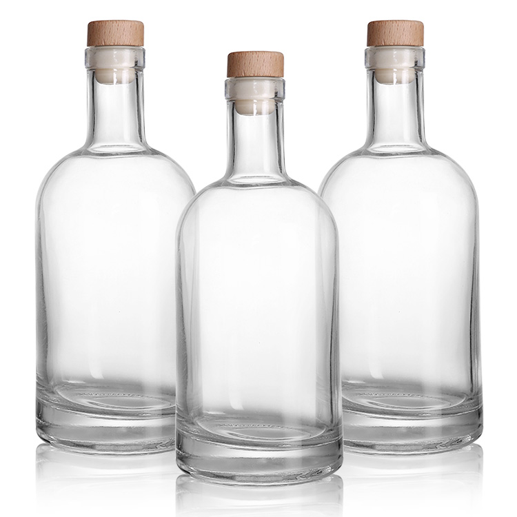 Customized Logo 50ml Glass Bottle with 200ml Sub-bottling Capacity and Transparent Sealed Design