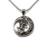 Buy cheap Fashion Jewelry Long Chain Round Skull Shape Stainless Steel Necklace from wholesalers