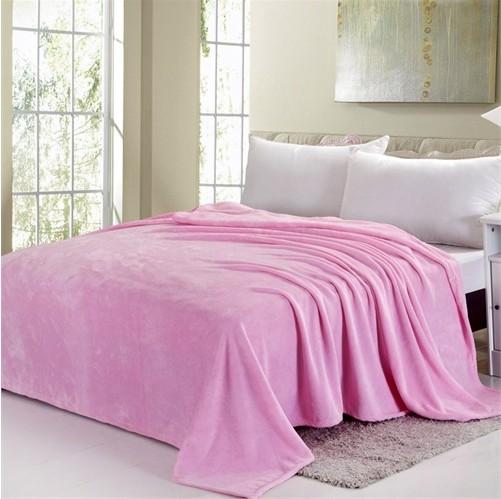 Buy cheap Blue / Pink Colorful Coral Custom Fleece Blankets , Polyester Soft Kids Fleece Blanket from wholesalers