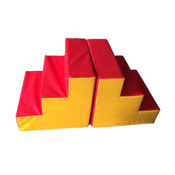Buy cheap Red Gymnastics Indoor Soft Play Toys Eco Friendly With PVC / PU Surface Material from wholesalers