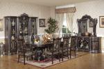 Euro Luxury Wood Dining Room Sets 10 People Big Size Fancy Kitchen Table