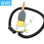 3935430 Excavator parts Cummins engine 6BT oil cut-off solenoid valve flameout