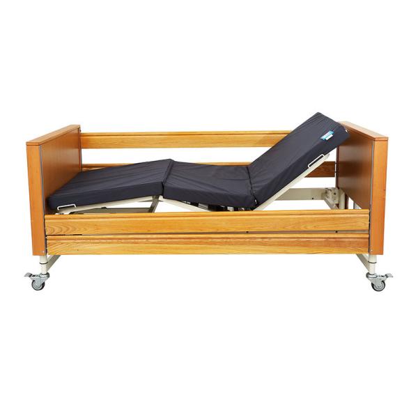 Buy cheap Electric Lift Paralyzed Nursing Bed Brown Adjustable 4 Function for Hospital Furniture from wholesalers
