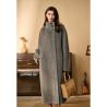 Buy cheap Winter Mongolian Cashmere Overcoat Luxury Ladies Long Alpaca Wool Trench Coat Women 100% Wool Cashmere Handmade Coat for Women from wholesalers