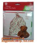Customized High quality Christmas Giant Size Gift Bag Plastic Bike Cover Bag