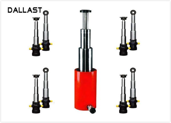 Buy cheap 3 / 4 Stage Telescopic Hydraulic Ram / Single Acting Hydraulic Cylinders for Dump Truck from wholesalers