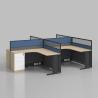 Buy cheap Office Cubicle Partition Workstation Office Desk 2 4 Person Workstation from wholesalers