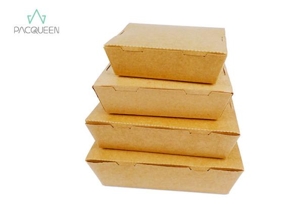 Buy cheap Water Resistant Paper Takeaway Boxes Variety Size Storage Contents For Food Store from wholesalers