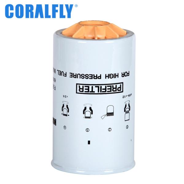 Buy cheap 12 Micron Komatsu Spin On Fuel Filter Kit 600 311 4120 from wholesalers
