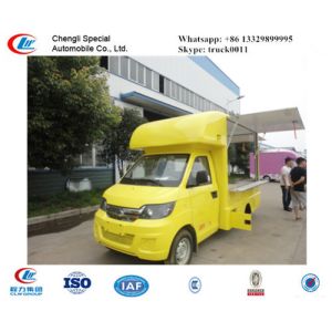 Buy cheap hot sale China brand 1.5ton mobile food truck, factory sale mobile snack vehicle,best price mini food van truck from wholesalers