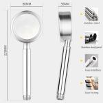 SUS 304 Hand Held Shower Nozzle , Blister 0.3mm Bath Shower Spray
