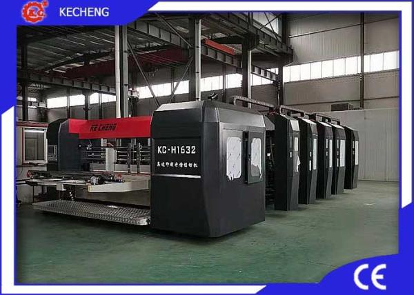 Buy cheap Water Ink Printer Slotter Die Cutter Stacker Machine Automatic 4 Color from wholesalers