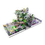 Plastic Trampoline Park Soft Play Ninja Large Indoor Play Equipment High Rise