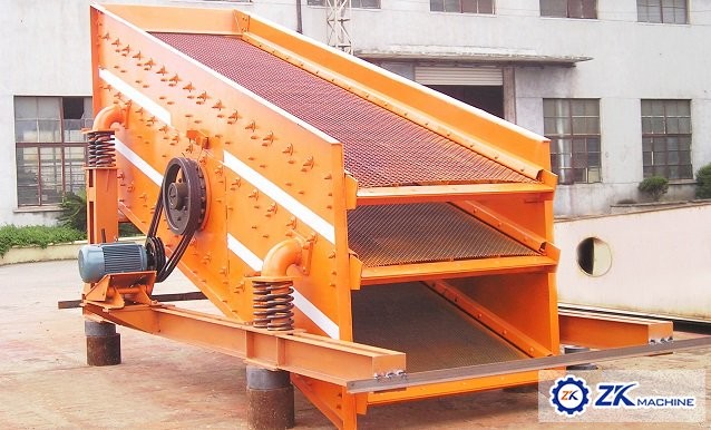 10-600 T/H Vibro Sand Screening Machine, Linear Motion Vibrating Screen