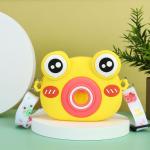 Cute Frog Silicone Pencil Box School Supplies Pencil Case For Kids Makeup Bag
