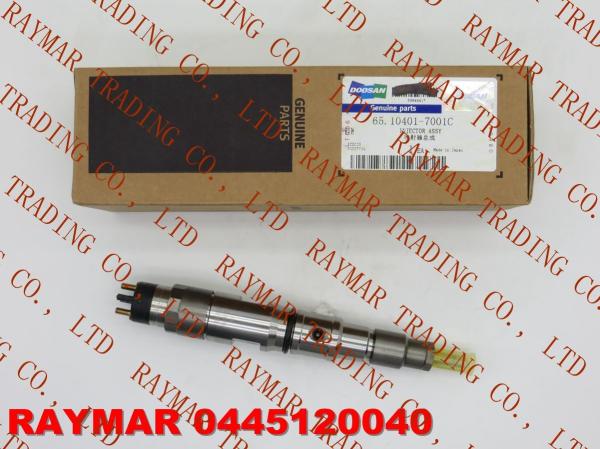 BOSCH Common rail injector 0445120040 for DAEWOO DOOSAN 65.10401-7001C, 65.10401