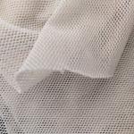 White Aramid Mesh Fabric Flame Retardant For Industrial Garment