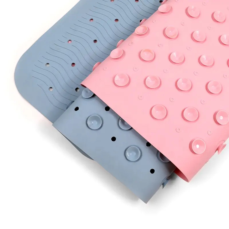 Washable Non Slip Silicone Shower Mat Odorless Nontoxic BPA Free