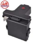 Buy cheap Plastic  Four Ways Car Battery Fuse Block With Cable Terminal Black Color from wholesalers