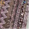 Buy cheap 3D Embroidered African Lace Fabric Polyester Pure Heavy Lace Fabric For Wedding from wholesalers