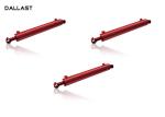Small Piston Cylinder Double Acting Hydraulic Ram Stainless Steel Body Material