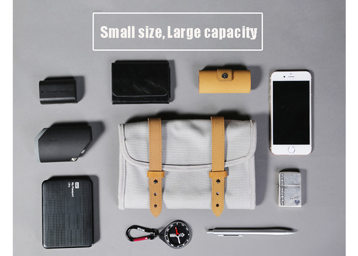 Unisex Genuine Leather Travel Organizer Bag For Wallet Passport Holder