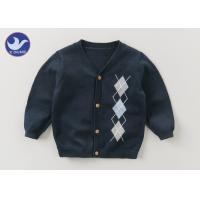 Buy cheap Diamond Boys Cardigan Sweaters Clothing , Soft Boys Cardigan Knitting Pattern product