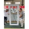 Buy cheap Windproof Double Hinged Glass Entry Doors PVC Impact Resistant ODM from wholesalers